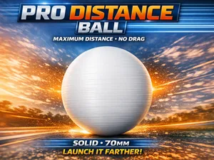 No-Drag Wiffle Ball - Max Distance