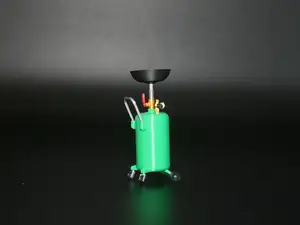 Miniature Oil Drain Collector for diorama, 1:18