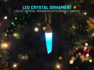 Crystal Ornament — LED-lit decoration