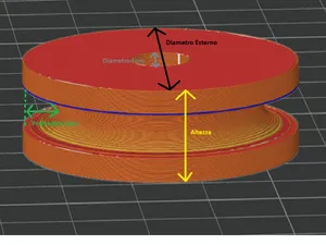 Puleggia personalizzabile parametrica precisa