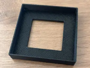 Vierkantpfosten Rosette Rohr 60*60, anpassbar