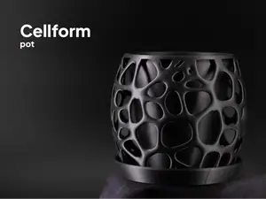Cellform - Voronoi plant pot
