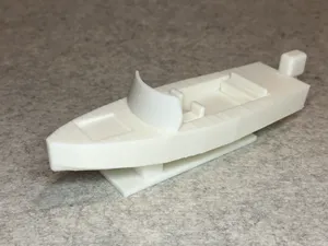 Miniature boat yacht model Yamarin 88DC