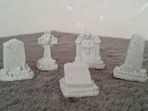 DnD gravestone set terrain prop