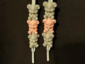 Knitted Teddy Bear Hoodie Bead