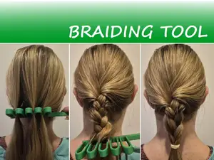 Regular and french braiding tool 