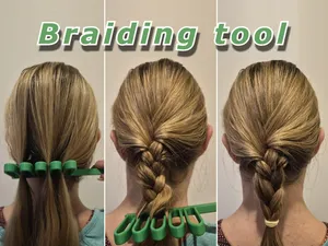 Regular and french braiding tool