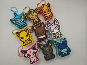 Eeveelutions Sitting Chibi Clickers Fidget Set