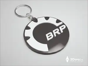 Can am BRP logo keychain
