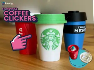 Starbucks Coffee Cup Fidget Clicker Desk Toy