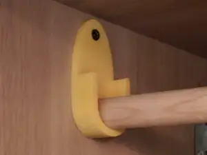 Round pole/rod bracket for clothes rail