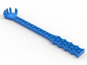 Simple and easy to print back scratcher