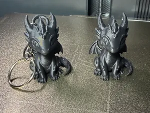 Schlüsselanhänger Drache