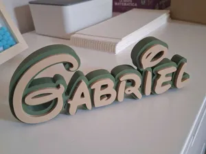 Gabriel Disney Name Sign Decorate Room child Birth