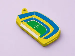 La Bombonera Boca Juniors Llavero Abrelata CABJ 3D