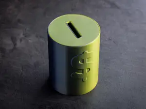 Money bank, piggy bank.