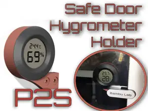 P2S Safe Door Hygrometer Holder for sensor