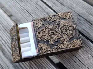 Vintage Victorian Cigarette Box - Custom Text