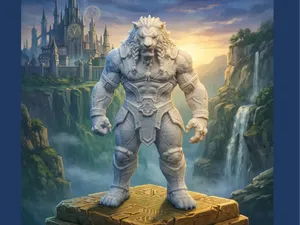 Mythic Lion Warrior Keeper of the Eternal Fortress