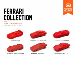 Tiny Ferrari Collection - Mini Cars Series