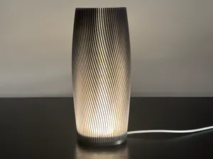 Spiral Table Lamp – Bambu Lab LED Lamp Kit 001