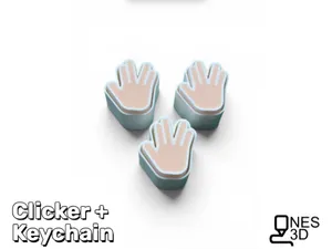 Vulcan - Spock Clicker + Keychain
