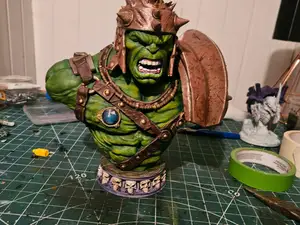 Gladiator Hulk Bust Arena Champion Display Sculpt