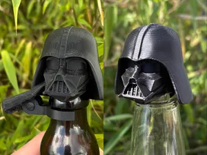 Beer Bottle Helmet - Darth Vader