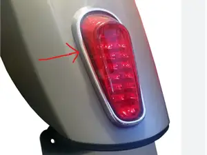 Indian Scout Tail Light Trim