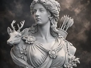 Artemide – Busto Classico della Dea della Caccia