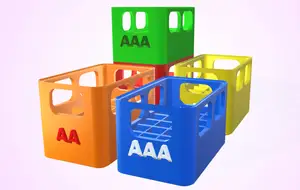 Stackable Crate For Batteries