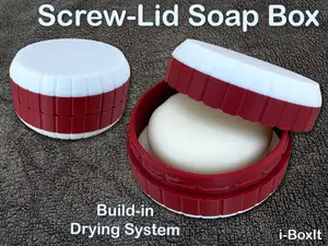 Travel Soap Box | Threaded Lid | Ventilation