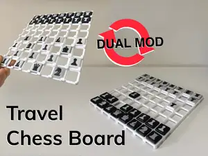 Travel Chess – 2-in-1 Board Checkers