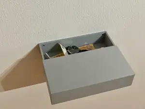 Secret Storage Wall Shelf (Magnet Lock)