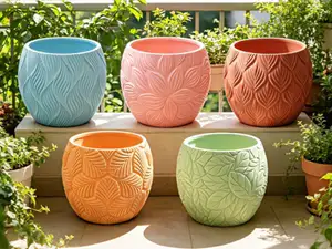 圆形花盆二(Round flowerpot 2)