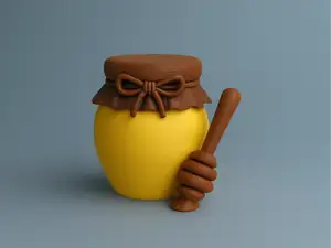 Honey Jar Figurine