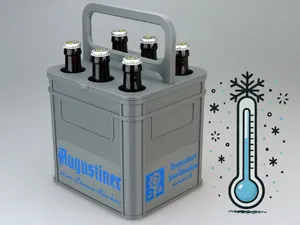 Augustiner 0,33l / 6-er Kühlbox Bierträger Design