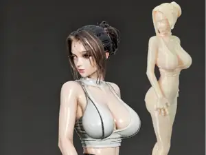 泳装丽人模型