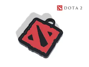 Dota 2 Keychain