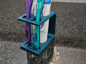 Toothpaste and Toothbrush Holder