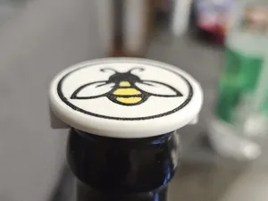 Bottle Cap Bierflaschendeckel Bee protection