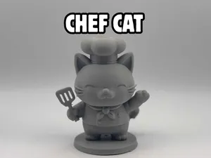 Chef Cat – Chibi Kitchen Master Figurine