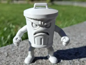 Grumpy Garbage Can – Trash with Attitude