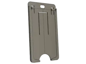 ID card/access badge/metro pass holder for lanyard