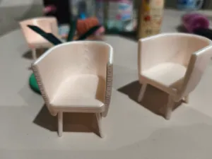 Miniature dollhouse chair