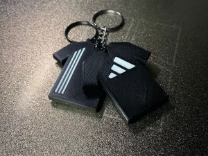 Adidas t-shirt keychain