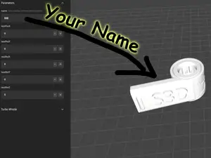 Add your name on the Turbo whistle siren - remix