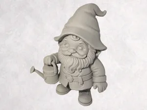 Garden Gnome w/ Watering Can