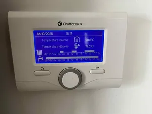 Cache thermostat Chaffoteaux