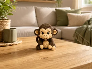 Gestrickter Affe